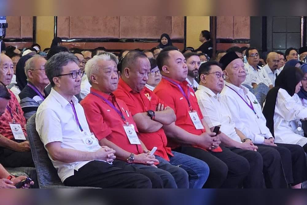 Bung Moktar dilihat hadir pada perhimpunan Agung Tahunan Parti Warisan di Dewan Hakka Likas, Kota Kinabalu.