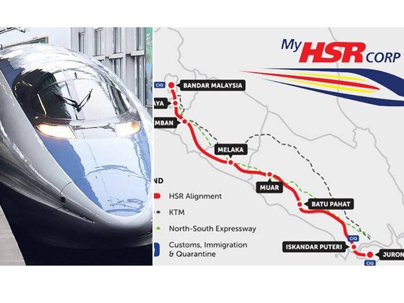 Seorang lelaki gagal menuntut ganti rugi RM1 juta bagi setiap rakyat Malaysia berhubung pembatalan projek Projek Kereta Api Berkelajuan Tinggi Kuala Lumpur-Singapura (HSR) selepas Mahkamah Tinggi, di sini membatalkan saman tersebut pada Jumaat. - Gambar hiasan 