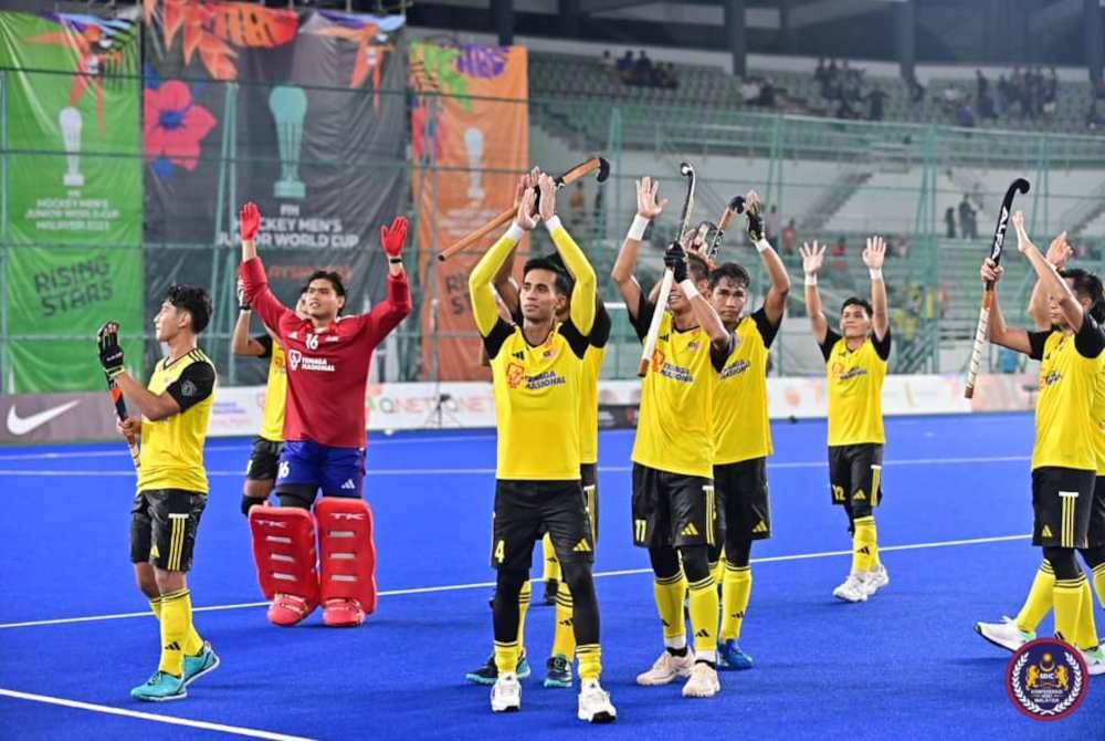 Skuad Young Tigers terpaksa akur menduduki tangga kesembilan pada kempen Piala Dunia kali ini. - Foto Facebook MHC