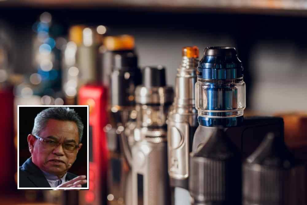 Kerajaan dicadangkan untuk menggunakan wang hasil kutipan cukai rokok dan vape untuk menampung kos penubuhan pasukan khas tersebut. - Gambar hiasan. Gambar kecil: Dr Zainal Ariffin