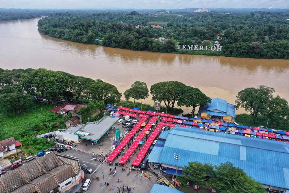 Pekan Sehari Temerloh kini berusia kira-kira 150 tahun. - Foto Ihsan Agrobank