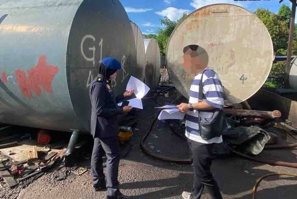 Antara kegiatan penyelewengan diesel yang dikesan KPDN Negeri Sembilan