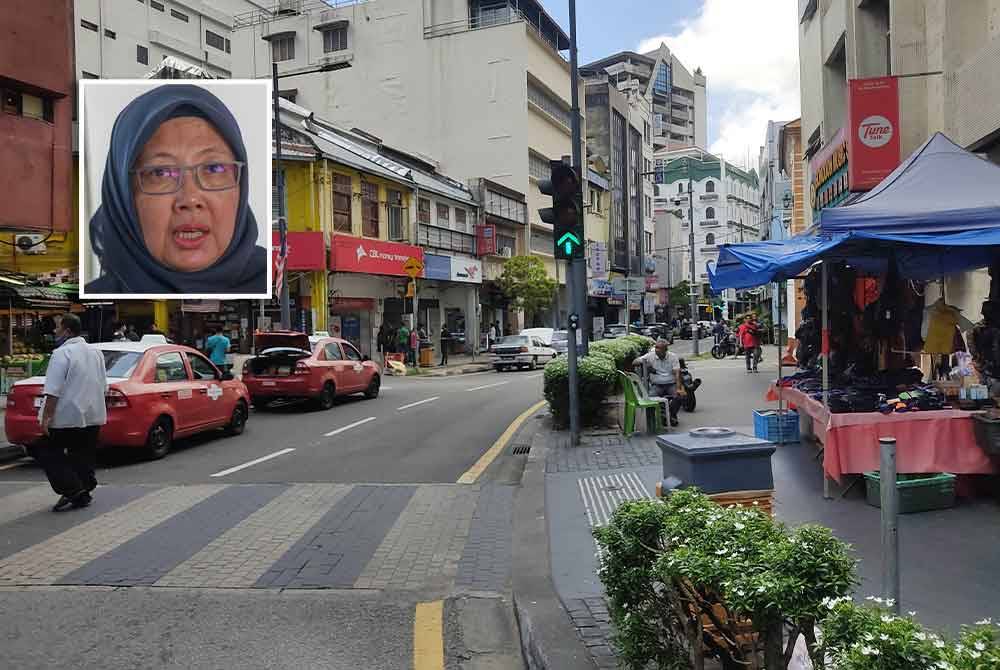 Tiada lambakan warga asing dikesan di sekitar Jalan Silang pada Jumaat susulan serbuan yang dilaksanakan pihak polis semalam. Gambar kecil: Dr Zaliha