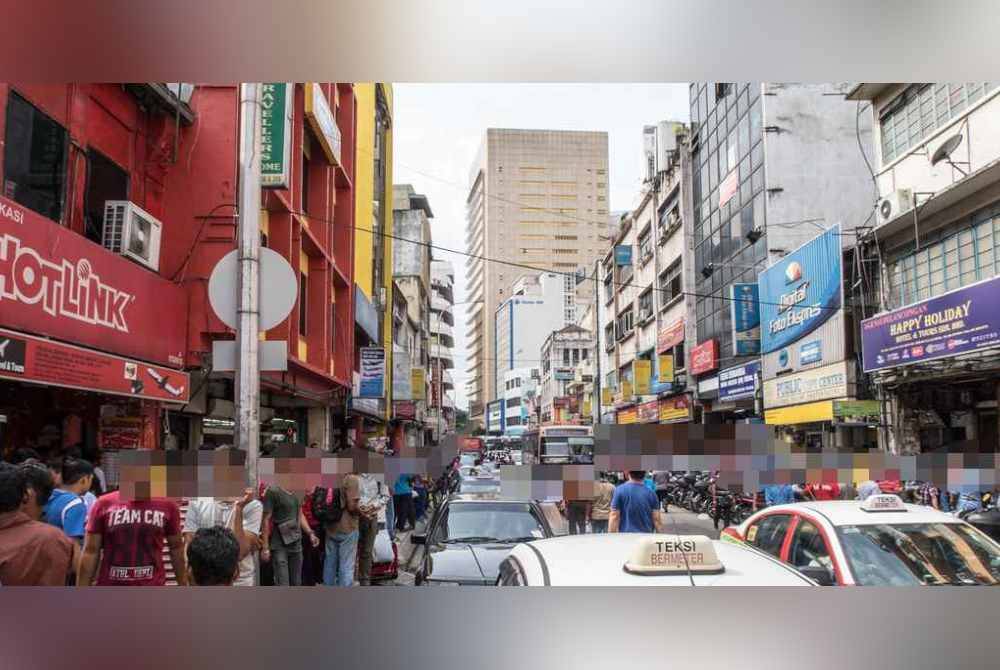 Warga Bangladesh yang berada di Kuala Lumpur berkumpul di sekitar Kompleks Kota Raya dan Jalan Silang. Gambar hiasan. 