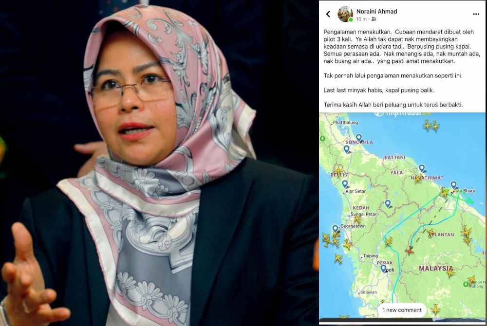 Noraini Ahmad. Tangkap layar yang dimuat naik di Facebook pada Sabtu.