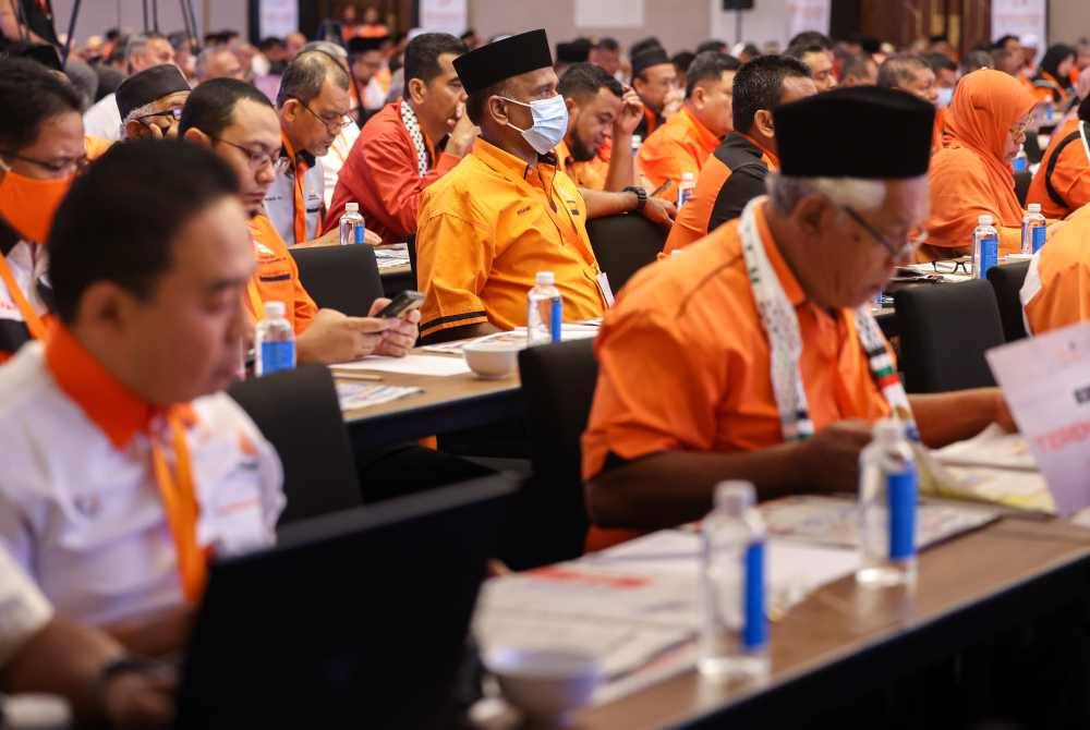 Antara perwakilan yang hadir pada Konvensyen Nasional Parti Amanah Negara 2023. - Foto Bernama