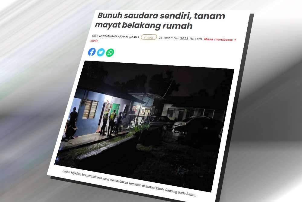 Laporan Sinar Harian.