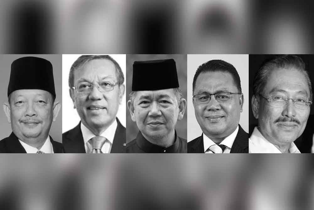 Gambar dari kiri: Abd Rani Osman, Azlan Zainol, Salahuddin Ayub, Johari Harun, Chua Jui Meng