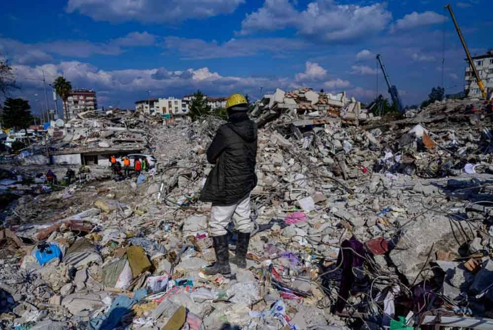 Kebanyakan struktur di Hatay runtuh selepas gempa berkekuatan 7.8 skala Richter menggegar tenggara Ankara pada Februari lalu.