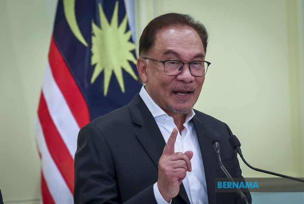 Perdana Menteri, Datuk Seri Anwar Ibrahim. Foto Bernama