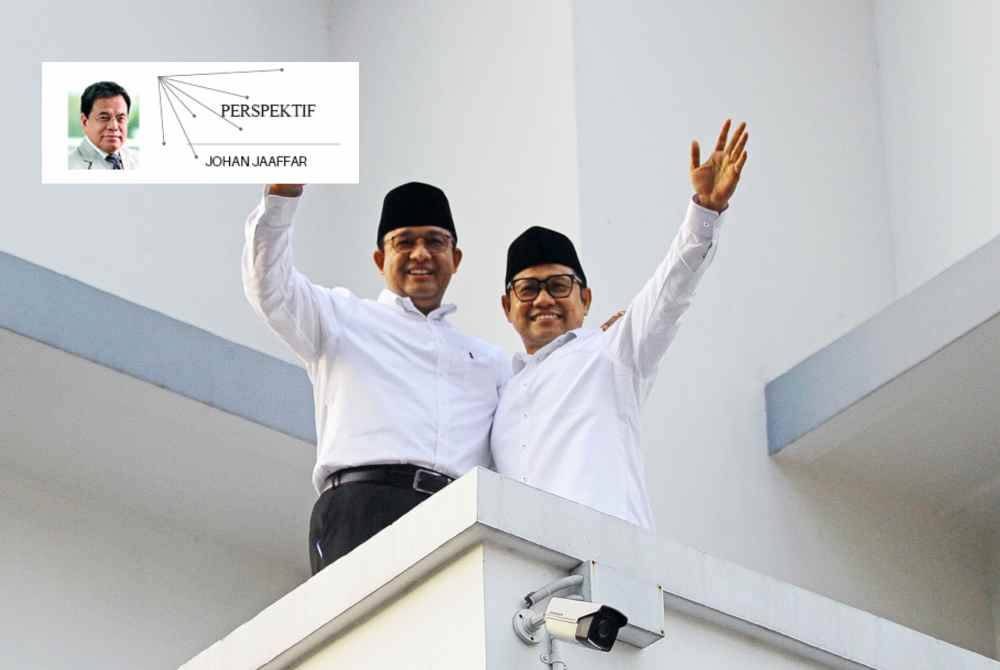 Anies (kiri) dan Muhaimin.