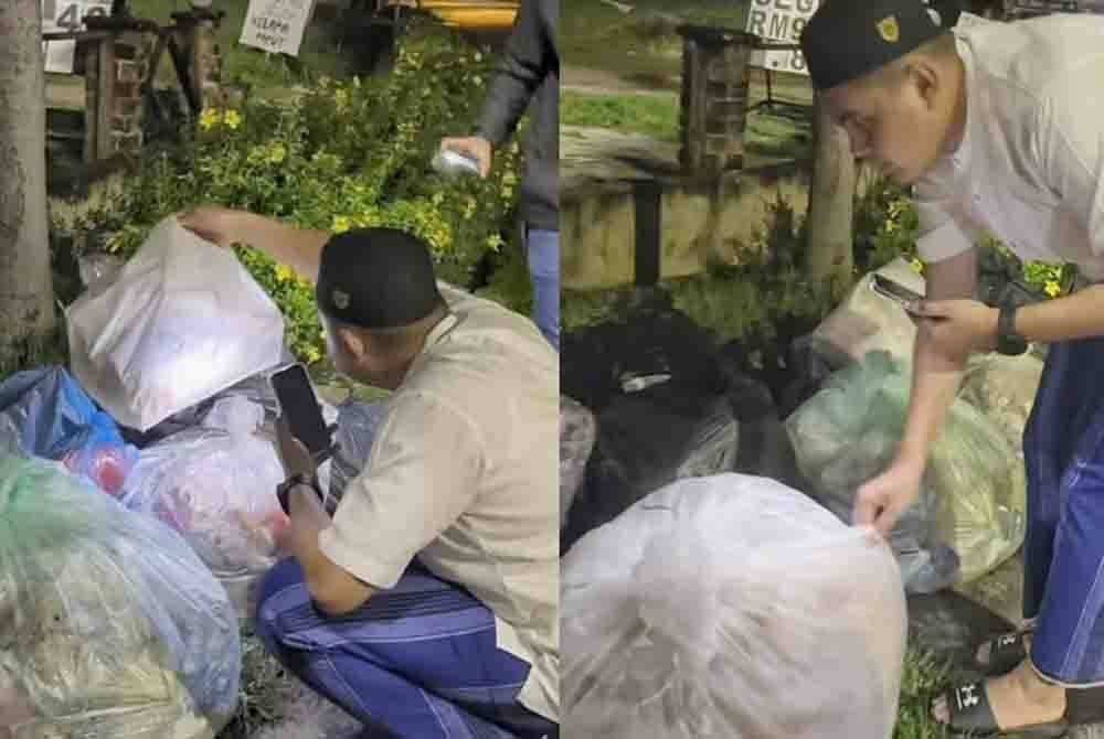 Tangkap layar Akmal melihat longgokan sampah di tepi Jalan Merlimau/Muar. Tangkap layar sebahagian longgokan sampah yang dibuang oleh individu tidak bertanggungjawab.