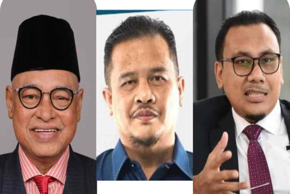 Dari kiri: Mohd Suhaimi, Azman dan Afnan.