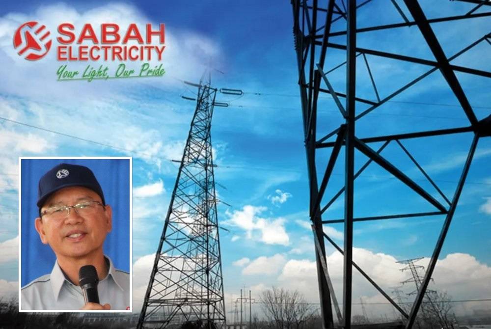 Madius (gambar kecil) mendedahkan bahawa SESB sebagai syarikat utiliti yang membekalkan elektrik di negeri ini secara teknikalnya sudah muflis.