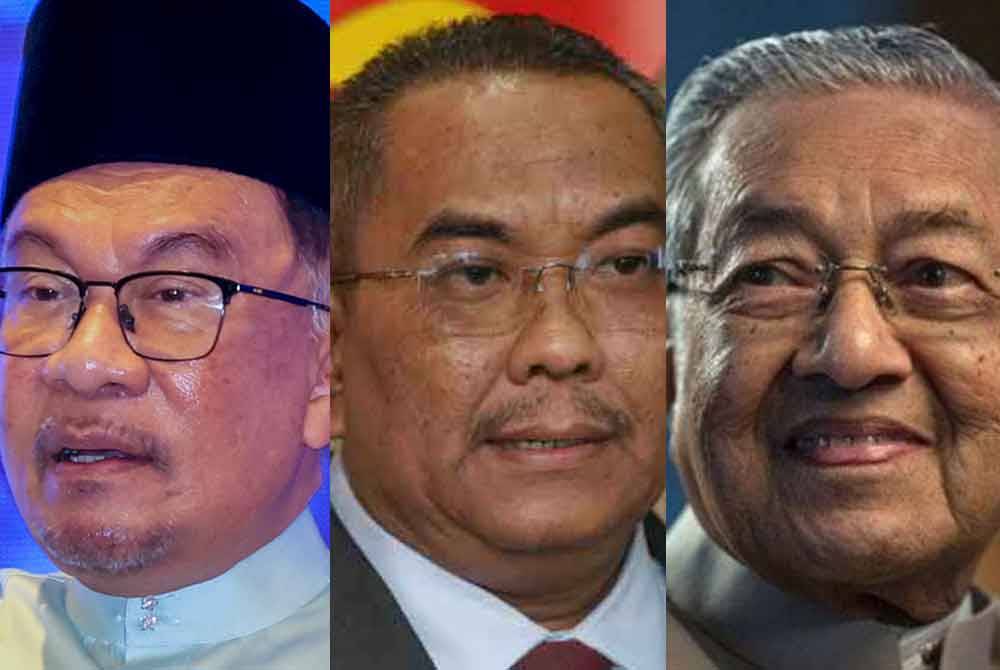 Anwar, Sanusi dan Tun Dr Mahathir