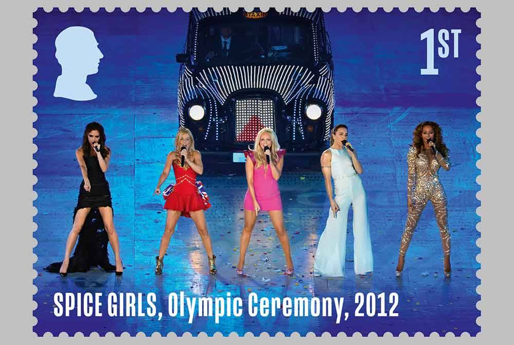 Wajah kesemua anggota Spice Girl ditampilkan pada setem peringatan khas oleh Royal Mail sempena ulang tahun ke-30 penubuhan mereka.