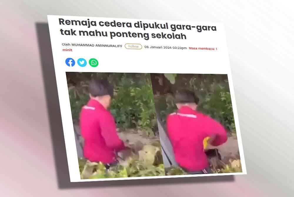 Laporan Sinar Harian pada Sabtu.