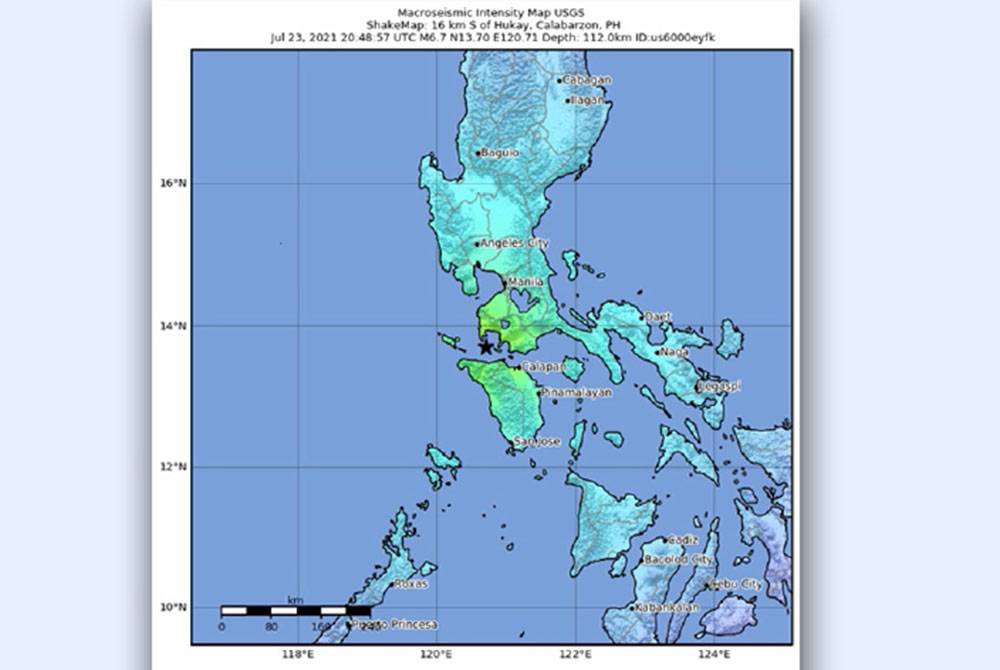 Gempa bumi berukuran 6.7 magnitud melanda selatan Filipina: USGS