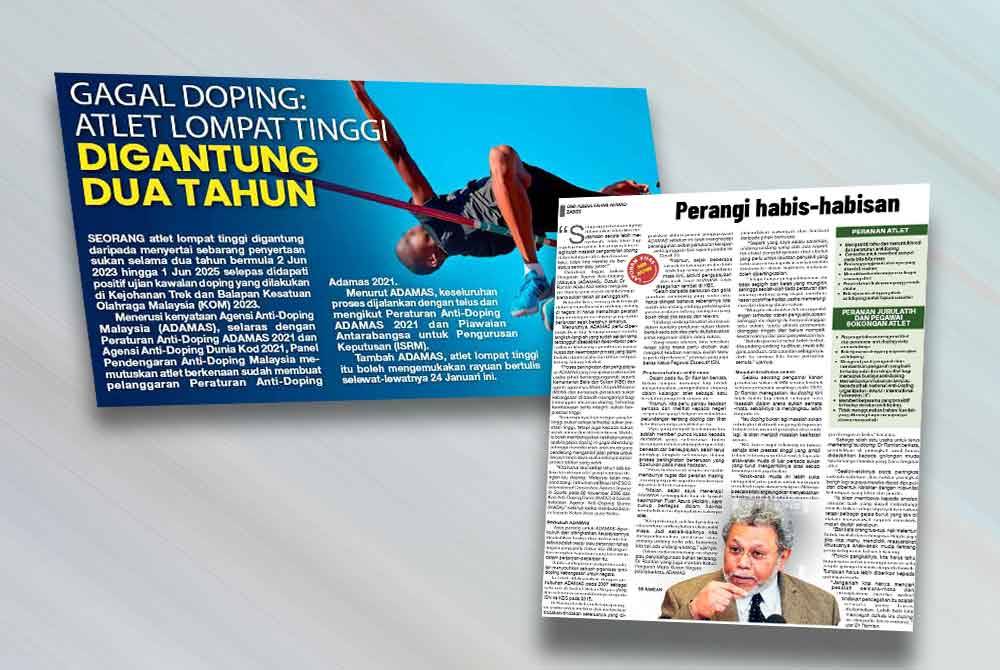 Laporan Sukan Sinar berhubung isu doping yang masih membelenggeu arena sukan ketika ini.