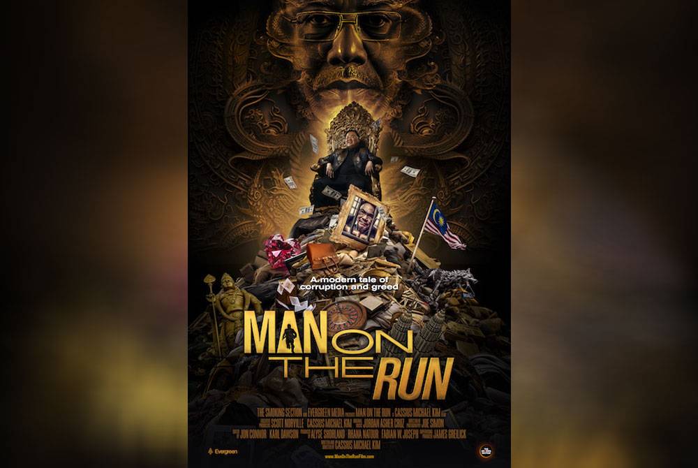 Dokumentari Man On The Run yang disiarkan di Netflix sejak 5 Januari lalu.