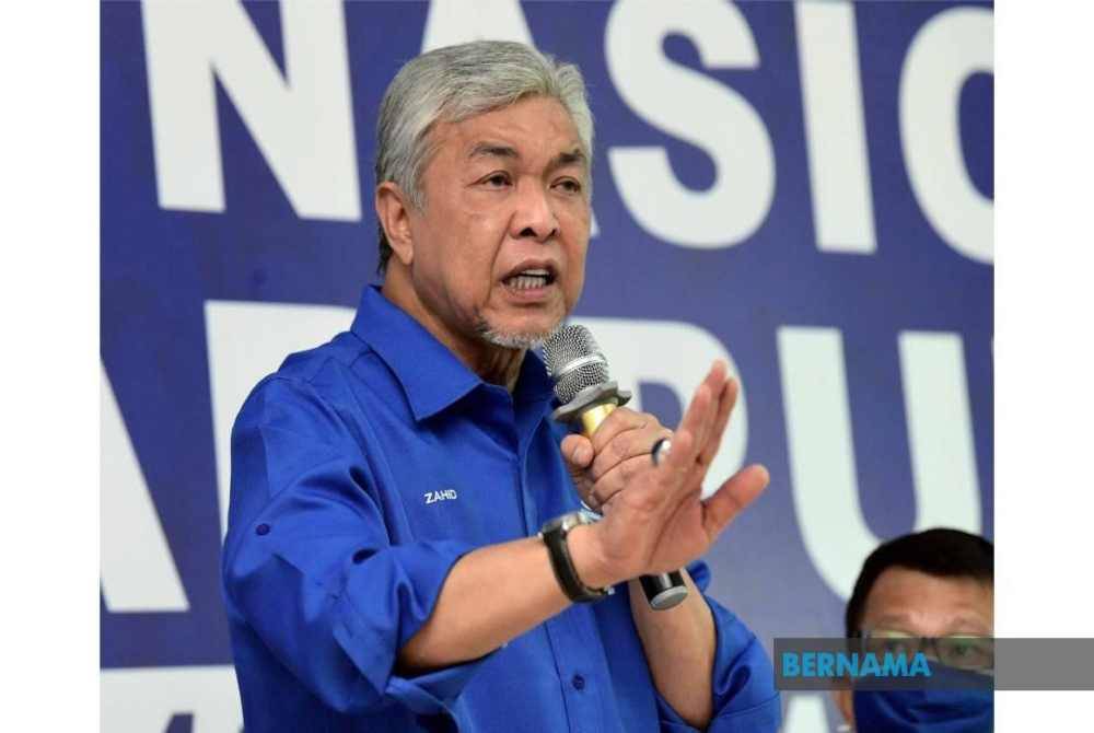 Timbalan Perdana Menteri, Datuk Seri Dr Ahmad Zahid Hamidi. Foto fail Bernama