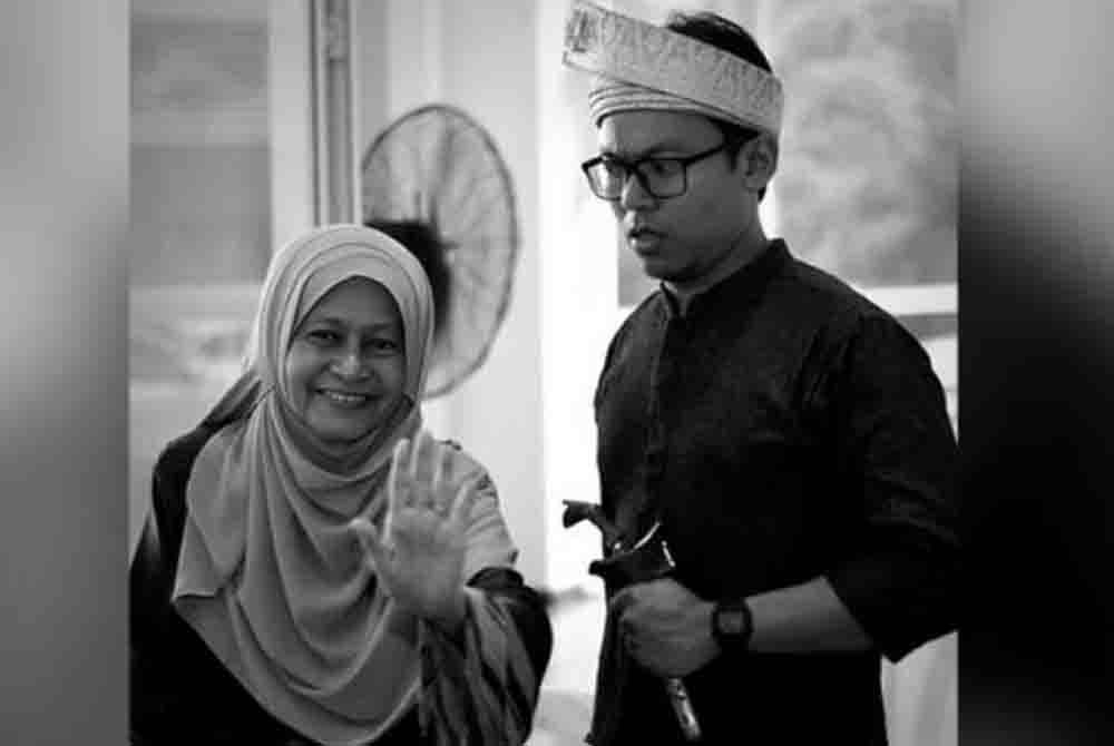 Ibu Faizal dan Anas, Muzlipah Aishah Pawanteh, meninggal dunia pada hari ini. - Foto Instagram aanastahirr