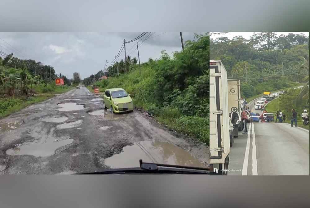 Jalan raya berlubang antara yang sempat dirakam Landrico ketika menghantar rombongan pelancong ke Lapangan Terbang Sandakan. Jalan raya sesak disebabkan kemalangan yang berlaku dipercayai berpunca daripada keadaan jalan raya rosak dan berlubang di sepanjang Telupid ke Batu 32 menuju Sandakan.