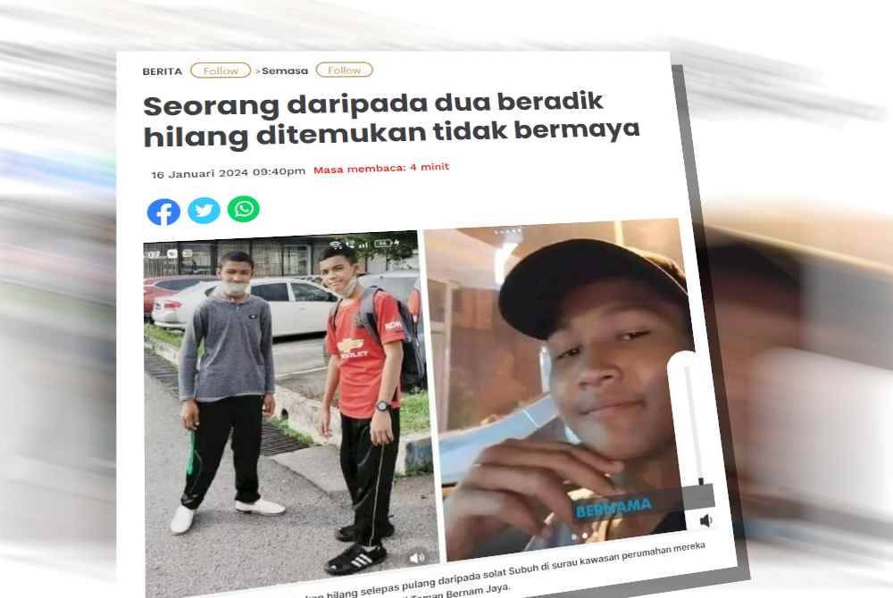 Laporan Sinar Harian.