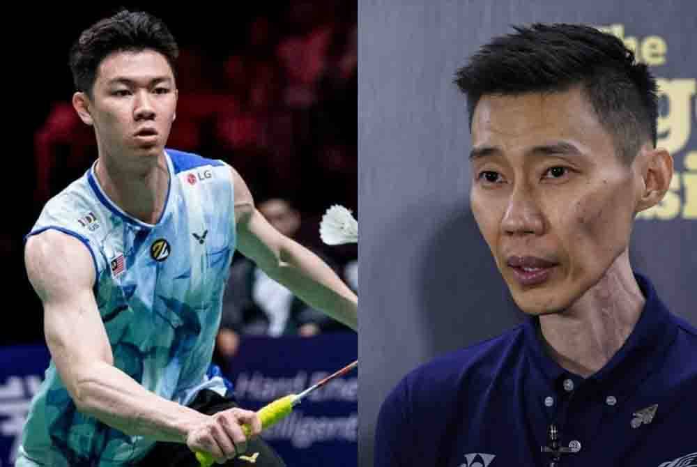 Jii Zia (kiri) pasrah apabila peminat kerap membandingkannya dengan legenda negara, Chong Wei.