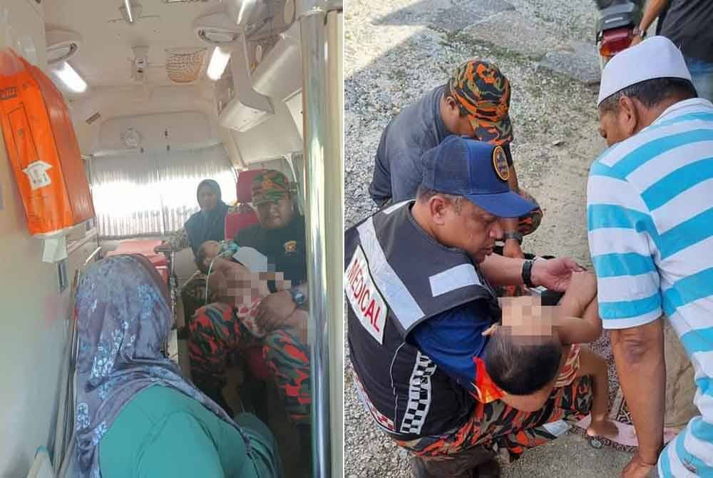 Kanak-kanak empat tahun disedari terjatuh ke dalam tali air dekat Sik Kedah dan dibawa ke hospital untuk rawatan lanjut.