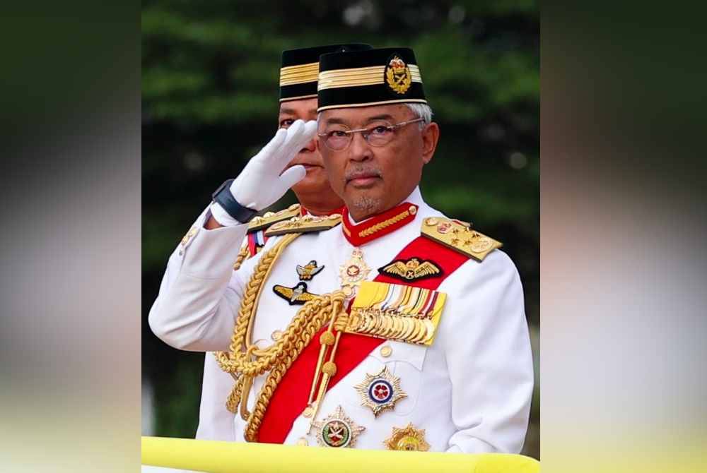 Yang di-Pertuan Agong Al-Sultan Abdullah Ri&#039;ayatuddin Al-Mustafa Billah Shah. Foto Bernama