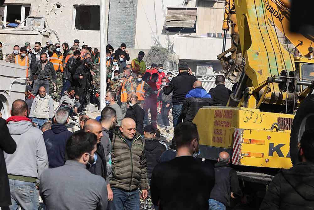 Serangan udara rejim Zionis ke atas Damsyik membunuh sekurang-kurangnya lima orang. Foto AFP