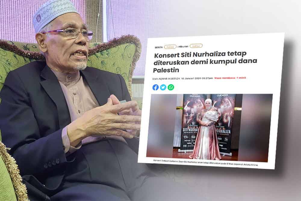 Wan Salim. Gambar kanan: Laporan Sinar Harian