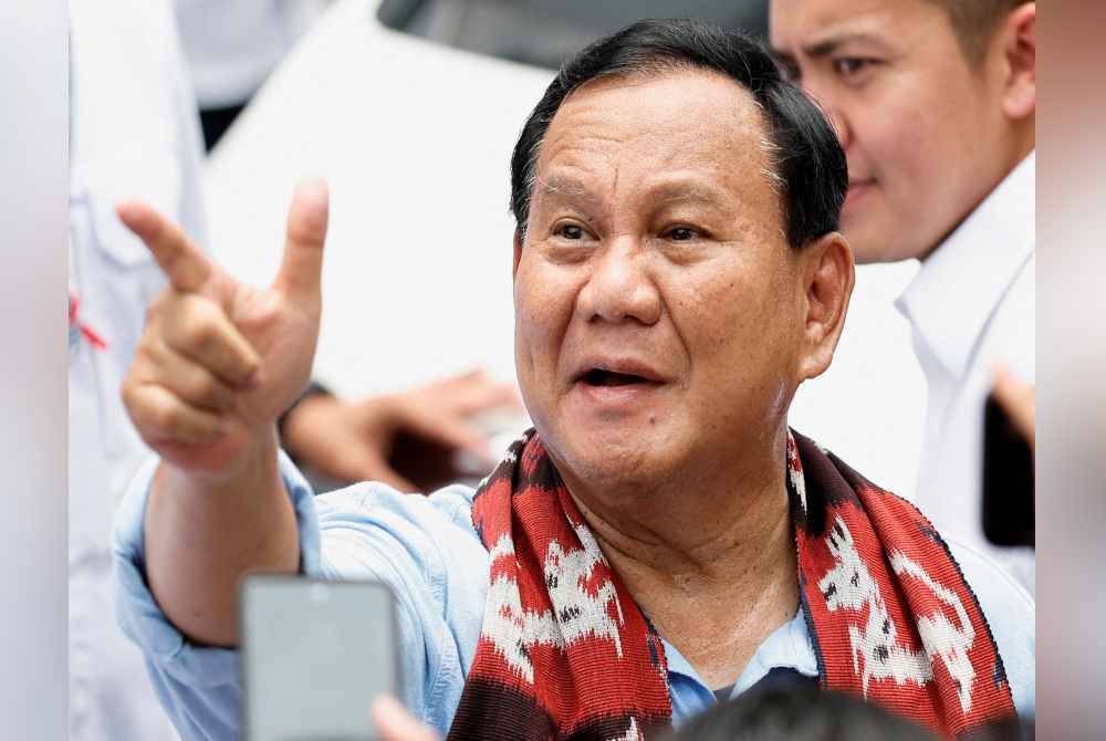 Prabowo terlalu yakin akan memenangi pusingan pertama Pilpres 2024. Foto Agensi