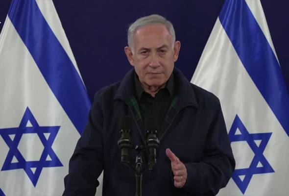 Netanyahu berkata beliau tidak akan berkompromi dengan kawalan keselamatan penuh Israel ke atas semua wilayah di barat sungai Jordan. - Foto REUTERS