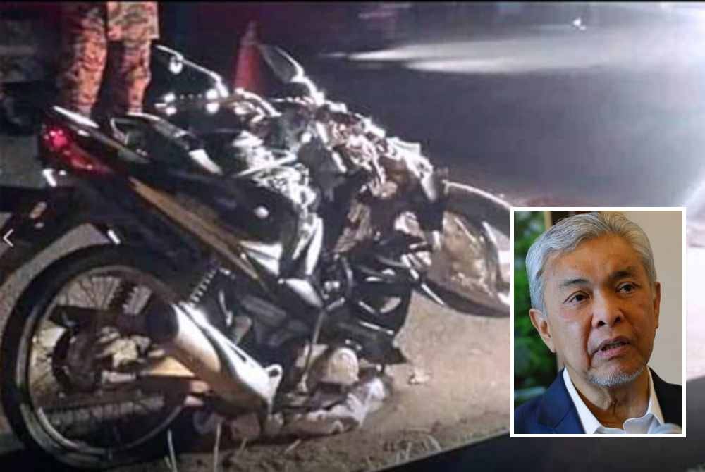 Secara keseluruhan, jumlah kematian penunggang motosikal akibat nahas jalan raya pada 2023 meningkat 10 peratus dengan 4,480 kemalangan maut melibatkan 4,499 jumlah kematian.
Gambar fail Awani. Gambar kecil: Ahmad Zahid