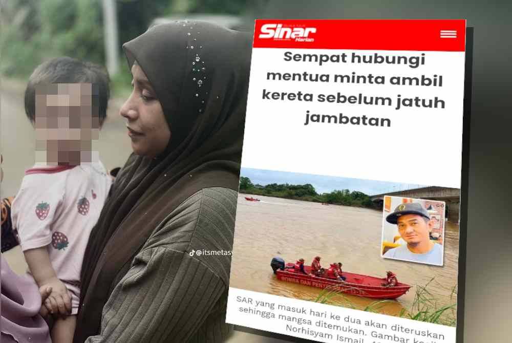 Isteri kepada seorang ahli perniagaan yang dikhuatiri lemas sejak sembilan hari lalu berharap jasad suaminya itu segera ditemukan.