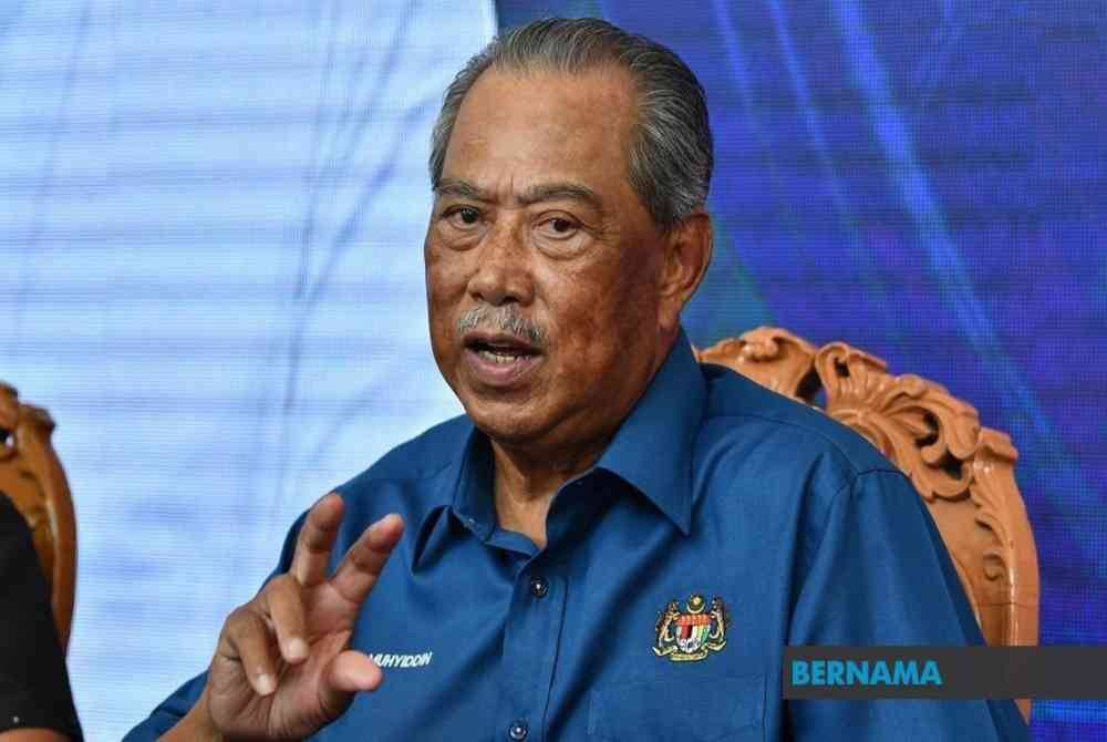 Pengerusi Perikatan Nasional, Muhyiddin Yassin. Foto Bernama