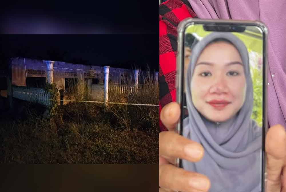 Penemuan rangka manusia yang tidak sempurna di rumah terbengkalai di Lorong Imam Jailani Kampung Batu 7, Tongkang Pecah sah milik Mira Sharmila Samsusah, 32 atau Bella.