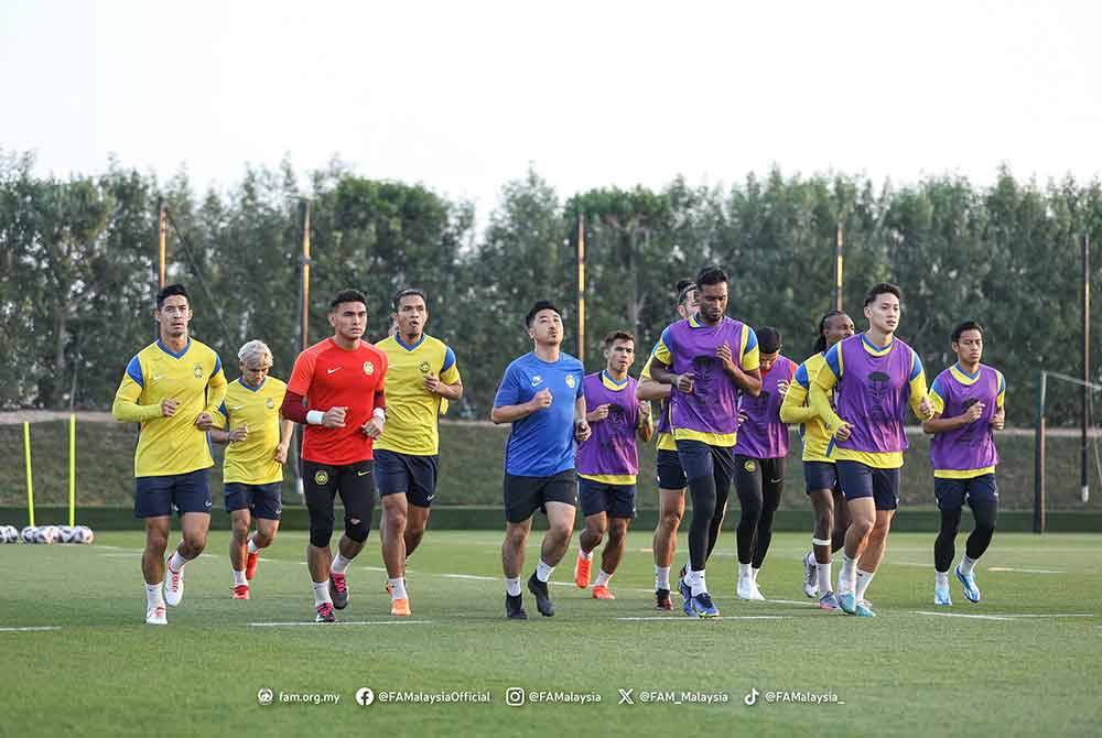 Skuad Harimau Malaya akan berdepan Korea Selatan dalam perlawanan terakhir Kumpulan E Piala Asia Qatar 2023 pada Khamis. Foto: Football Association of Malaysia