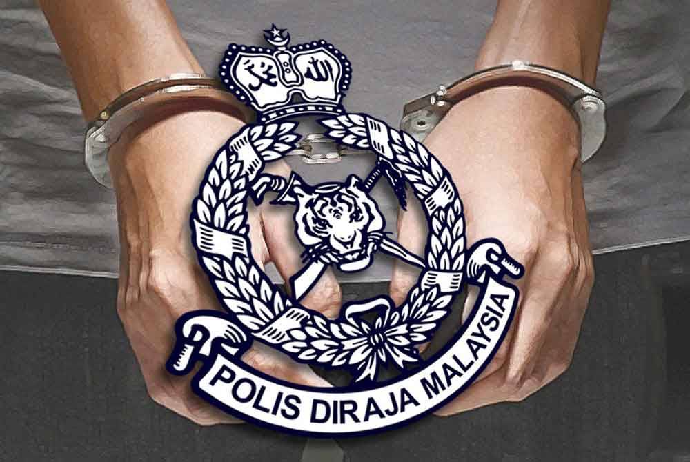 Polis tahan seorang lelaki dan merampas 16kg ganja yang dianggarkan bernilai RM49,600.