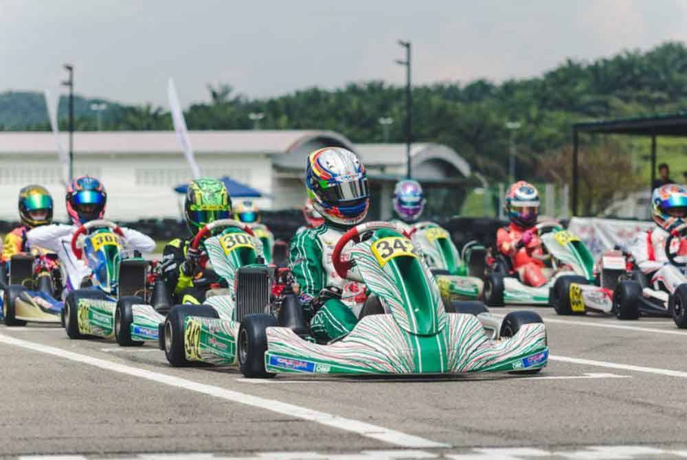 Perlumbaan Rotax Max Challenge di Litar Go-Kart Antarabangsa Sepang.