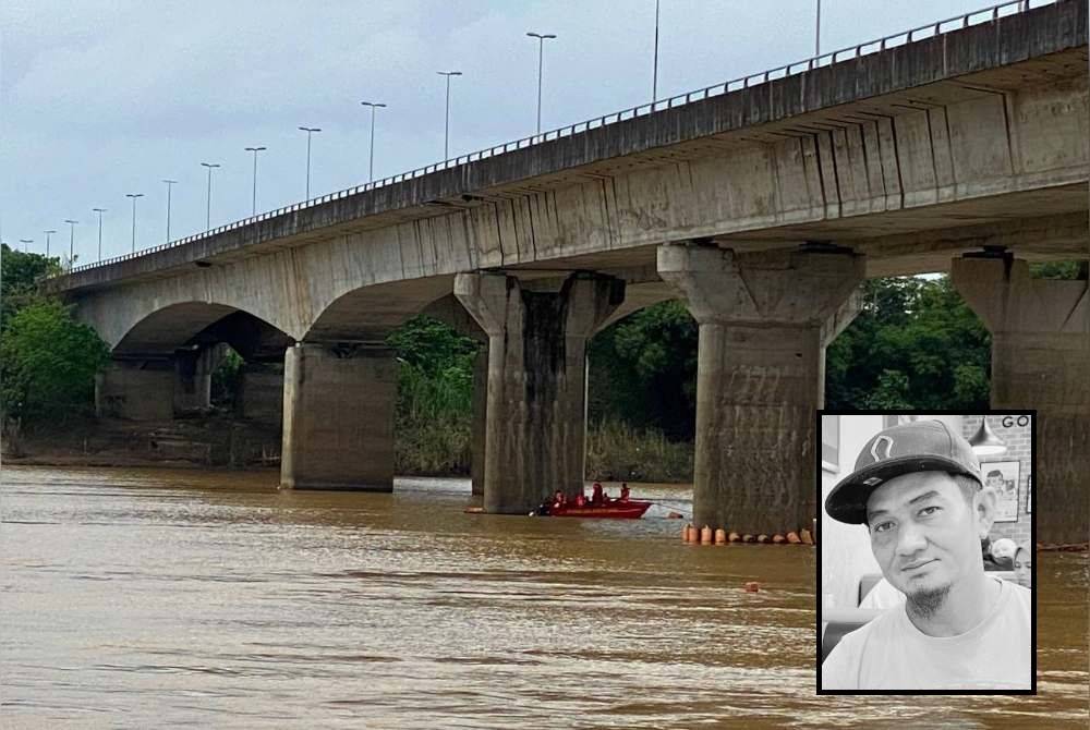 Norhisyam dipercayai terjatuh dari Jambatan Sultan Ismail Petra ke Sungai Kelantan di Tendong, Pasir Mas pada 15 Januari lalu. (Gambar kecil: Norhisyam)