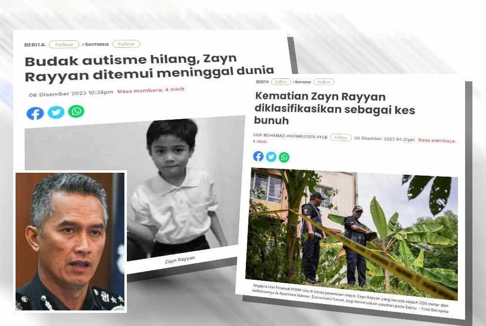 Laporan Sinar Harian. Gambar kecil: Mohd Shuhaily