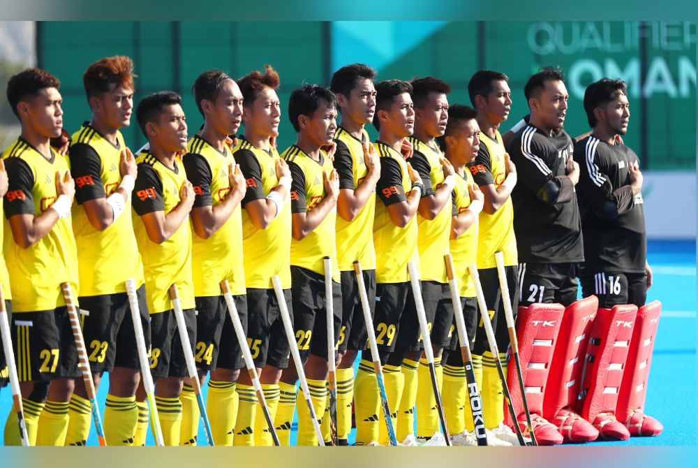 Speedy Tigers kempunan untuk ke Paris setelah terpaksa akur meraih tempat kelima aksi Kelayakan Sukan Olimpik di Oman baru-baru ini. Foto FB MHC