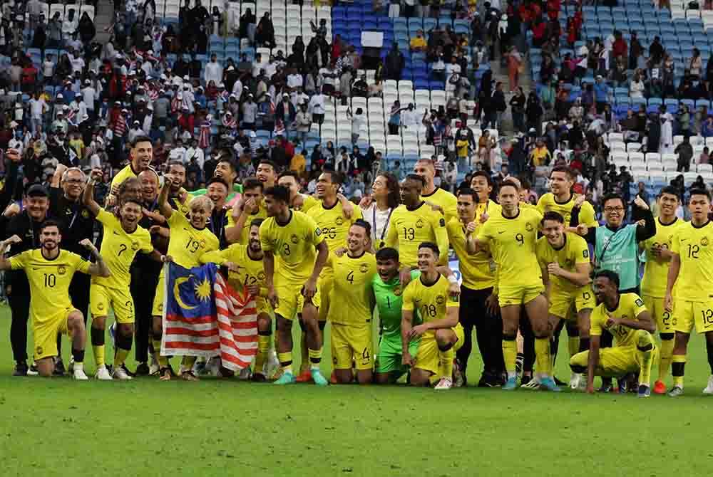 Perjalanan skuad Harimau Malaya di pentas antarabangsa masih panjang dan berliku. Foto Bernama