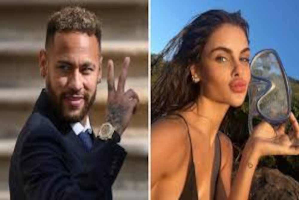 Pempengaruh dan model dari Brazil, Amanda Kimberlly (kanan) mendakwa hamil anak Neymar. Foto Agensi