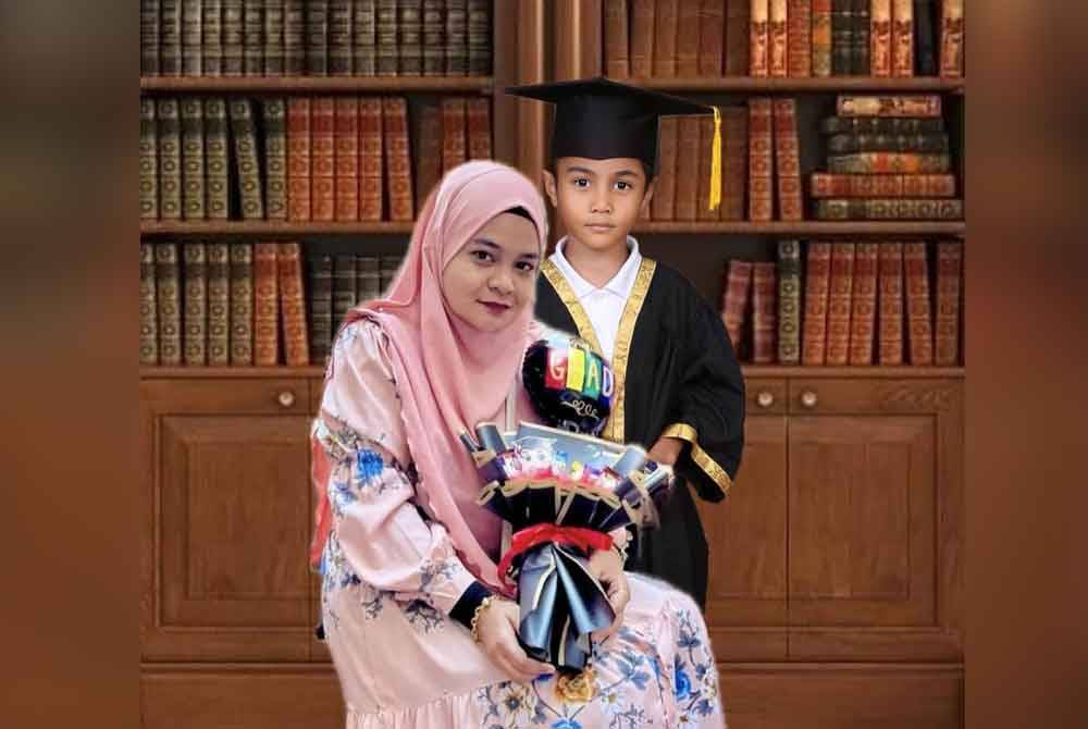 Gambar suntingan bersama Zayn Rayyan dimuat naik Ismanira di media sosial miliknya