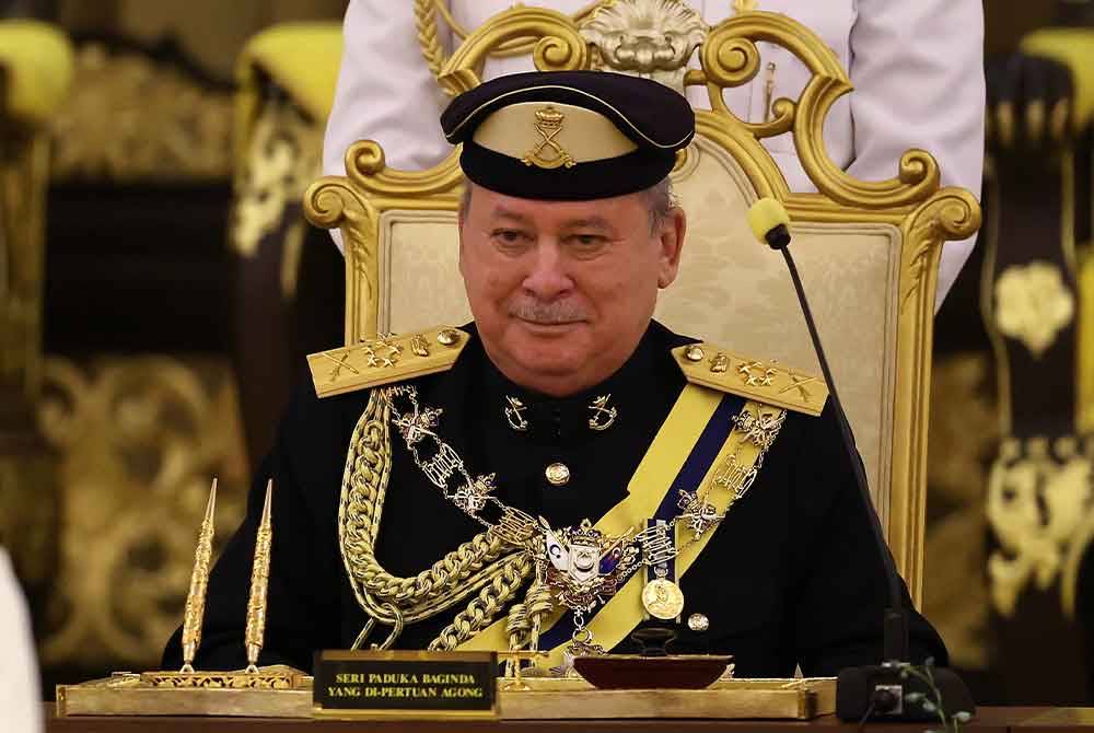 Yang di-Pertuan Agong, Sultan Ibrahim. Gambar fail Bernama