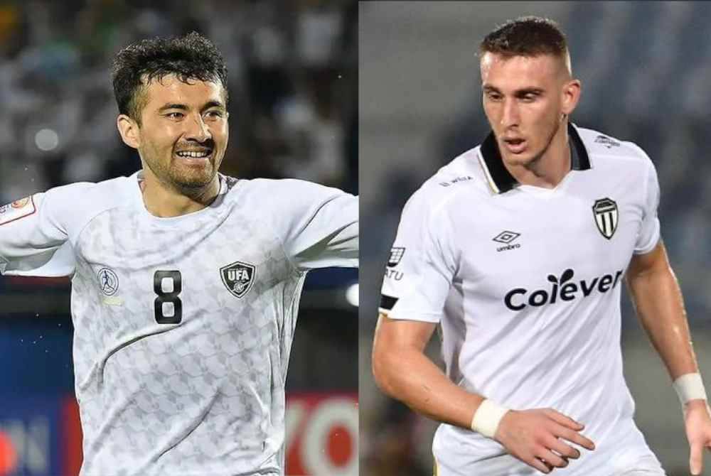 Nurillo Tukhtasinov (kiri) dan Ivan Mamut antara enam tonggak import TFC bagi mengharungi Liga Malaysia (Liga M) musim ini.